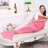 Fudiya 140x70CM Mermaid Blanket 180x90CM Adult Mermaid Tail Blanket For Sofa Sleeping Soft Thicken Blanket Throws