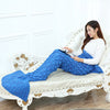 Fudiya 140x70CM Mermaid Blanket 180x90CM Adult Mermaid Tail Blanket For Sofa Sleeping Soft Thicken Blanket Throws