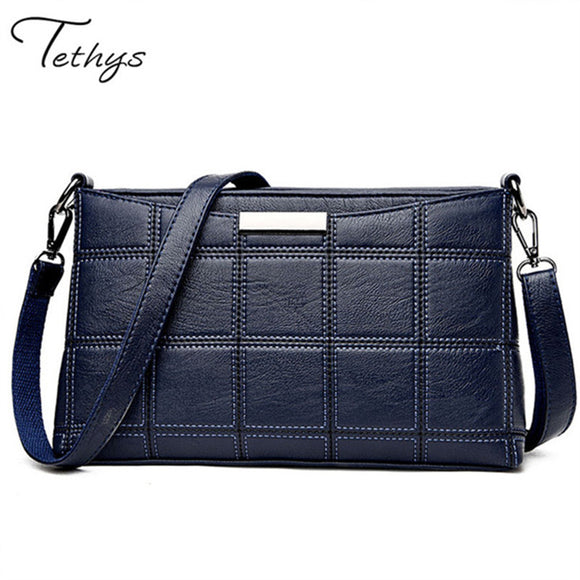 Tethys 2017 Fashion Women Genuine Leather Handbags sheepskin Messenger bags female Crossbody Small Lady lambskin Shoulder Bags
