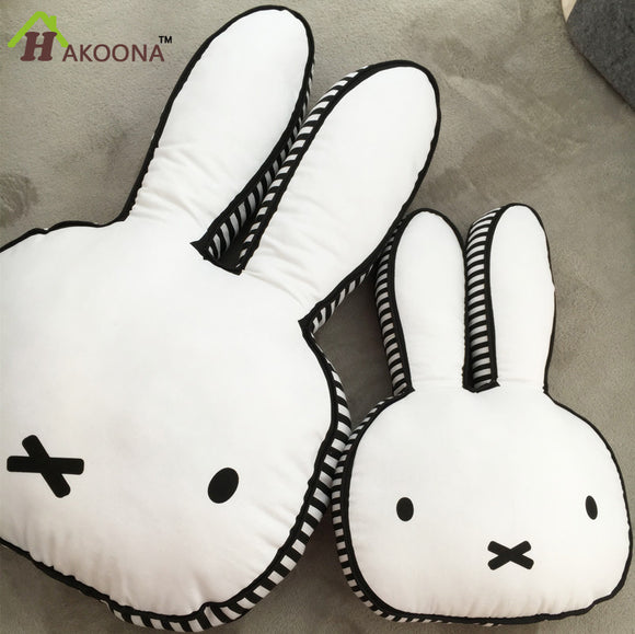 HAKOONA Explosion Rabbit Pillow Meng Rabbit Children Placate Dolls Cotton Bunny Cushions Baby Photographed Props Easter