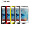 Love Mei Powerful Shockproof Aluminum Case Cover For Apple iPad Air/Air 2/Mini 2/3/4/5/6 CaseHeavy w/Gorilla Toughened Glass