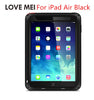 Love Mei Powerful Shockproof Aluminum Case Cover For Apple iPad Air/Air 2/Mini 2/3/4/5/6 CaseHeavy w/Gorilla Toughened Glass
