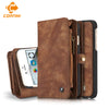 Multifunction Wallet Leather Case For IPhone 6 6s 6 Plus 7 7 Plus Pouch Phone Handbag Cover With Crd slots Stand