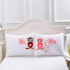 BeddingOutlet Body Pillowcase Mr and Mrs Owls Romantic Pillow Case Soft Pillow Cover Valentine's Day Gift Home Textiles One Pair