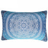 BeddingOutlet Moroccan Pillow Case Crystal Arrays Blue Bedclothes Mandala Printed Pillowcase Soft Pillow Cover 50x75cm 50x90cm