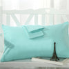 BeddingOutlet Gray Pillow Case Rectangle Solid Color Bedclothes 100% Cotton Soft Decorative Pillow Covers 48cmx74cm 2Pcs Hot