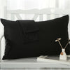 BeddingOutlet Gray Pillow Case Rectangle Solid Color Bedclothes 100% Cotton Soft Decorative Pillow Covers 48cmx74cm 2Pcs Hot