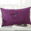 BeddingOutlet Gray Pillow Case Rectangle Solid Color Bedclothes 100% Cotton Soft Decorative Pillow Covers 48cmx74cm 2Pcs Hot