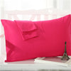 BeddingOutlet Gray Pillow Case Rectangle Solid Color Bedclothes 100% Cotton Soft Decorative Pillow Covers 48cmx74cm 2Pcs Hot