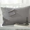 BeddingOutlet Gray Pillow Case Rectangle Solid Color Bedclothes 100% Cotton Soft Decorative Pillow Covers 48cmx74cm 2Pcs Hot