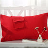 BeddingOutlet Gray Pillow Case Rectangle Solid Color Bedclothes 100% Cotton Soft Decorative Pillow Covers 48cmx74cm 2Pcs Hot