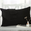 BeddingOutlet Gray Pillow Case Rectangle Solid Color Bedclothes 100% Cotton Soft Decorative Pillow Covers 48cmx74cm 2Pcs Hot