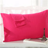 BeddingOutlet Gray Pillow Case Rectangle Solid Color Bedclothes 100% Cotton Soft Decorative Pillow Covers 48cmx74cm 2Pcs Hot