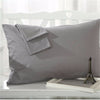 BeddingOutlet Gray Pillow Case Rectangle Solid Color Bedclothes 100% Cotton Soft Decorative Pillow Covers 48cmx74cm 2Pcs Hot