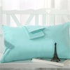 BeddingOutlet Gray Pillow Case Rectangle Solid Color Bedclothes 100% Cotton Soft Decorative Pillow Covers 48cmx74cm 2Pcs Hot