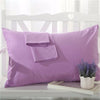 BeddingOutlet Gray Pillow Case Rectangle Solid Color Bedclothes 100% Cotton Soft Decorative Pillow Covers 48cmx74cm 2Pcs Hot