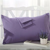 BeddingOutlet Gray Pillow Case Rectangle Solid Color Bedclothes 100% Cotton Soft Decorative Pillow Covers 48cmx74cm 2Pcs Hot