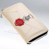 Harry Potter Letter Zip Around Wallet pu Long Fashion Women Wallets Designer Brand  Purse Lady Party Wallet Female Card Holder