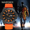 NAVIFORCE 2016 Men's Luxury Watch Military Watch Men Quartz wristWatch Sports Date Clock Brand Men Casual Nylon Watch 9066