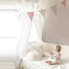 Cotton 6 Colors Hanging Kids Baby Bedding Dome Bed Canopy Mosquito Net Bedcover Curtain for Baby Kids Reading Playing Home