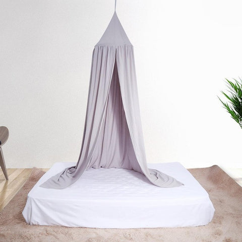 Cotton 6 Colors Hanging Kids Baby Bedding Dome Bed Canopy Mosquito Net Bedcover Curtain for Baby Kids Reading Playing Home