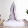 Cotton 6 Colors Hanging Kids Baby Bedding Dome Bed Canopy Mosquito Net Bedcover Curtain for Baby Kids Reading Playing Home