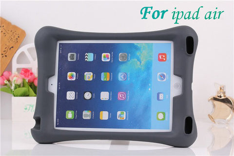 Durable Kids Safe Shockproof Loud Speaker Soft Thick Foam Stand EVA Silicone Case Cover For Apple ipad Air For ipad Air 2 Shell