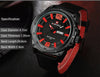 2016 Luxury Brand Military Watch Men Quartz Analog Clock Leather Canvas Strap Clock Man Sports Watches Army Relogios Masculino