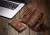 Multifunction Wallet Leather Case For IPhone 6 6s 6 Plus 7 7 Plus Pouch Phone Handbag Cover With Crd slots Stand