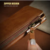 FLOVEME Vintage Wallet Case for iPhone 6 6S 7 Plus Leather Cover Zipper Handbag Card Holder Retro Phone Cases for iPhone 6 6S 7