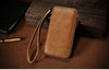 FLOVEME Vintage Wallet Case for iPhone 6 6S 7 Plus Leather Cover Zipper Handbag Card Holder Retro Phone Cases for iPhone 6 6S 7