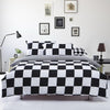 2016 New Drop Ship Bedding Set Twin/Full/Queen Size Duvet Cover Set Classic Black and White Bed Sheet Sets Home Textile