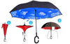 dropshipping Windproof Reverse Folding Double Layer Inverted Umbrella Self Stand umbrella rain women high quality 2016 car