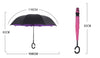 dropshipping Windproof Reverse Folding Double Layer Inverted Umbrella Self Stand umbrella rain women high quality 2016 car