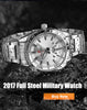 NAVIFORCE Sport Clock Men's Quartz Wrist Watch Military Watch For Men Full Steel Men Watch Relogio masculino Reloj Hombre 2016