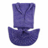 195x95CM Yarn Knitted Mermaid Tail Blanket  Soft Sleeping Bed Handmade Crochet  Anti-Pilling Portable Blanket Air Conditioning
