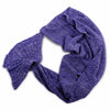195x95CM Yarn Knitted Mermaid Tail Blanket  Soft Sleeping Bed Handmade Crochet  Anti-Pilling Portable Blanket Air Conditioning