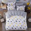2016 New Drop Ship Bedding Set Twin/Full/Queen Size Duvet Cover Set Classic Black and White Bed Sheet Sets Home Textile