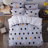 2016 New Drop Ship Bedding Set Twin/Full/Queen Size Duvet Cover Set Classic Black and White Bed Sheet Sets Home Textile