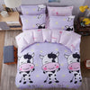 2016 New Drop Ship Bedding Set Twin/Full/Queen Size Duvet Cover Set Classic Black and White Bed Sheet Sets Home Textile