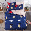 2016 New Drop Ship Bedding Set Twin/Full/Queen Size Duvet Cover Set Classic Black and White Bed Sheet Sets Home Textile