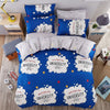 2016 New Drop Ship Bedding Set Twin/Full/Queen Size Duvet Cover Set Classic Black and White Bed Sheet Sets Home Textile