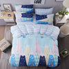 2016 New Drop Ship Bedding Set Twin/Full/Queen Size Duvet Cover Set Classic Black and White Bed Sheet Sets Home Textile