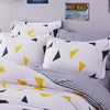 2016 New Drop Ship Bedding Set Twin/Full/Queen Size Duvet Cover Set Classic Black and White Bed Sheet Sets Home Textile