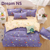 New Fashion Bedding Set 4pcs/3pcs Duvet Cover Sets Soft Polyester Bed Linen Flat Bed Sheet Set Pillowcase Home Textile Drop Ship