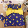New Fashion Bedding Set 4pcs/3pcs Duvet Cover Sets Soft Polyester Bed Linen Flat Bed Sheet Set Pillowcase Home Textile Drop Ship