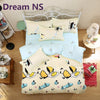 New Fashion Bedding Set 4pcs/3pcs Duvet Cover Sets Soft Polyester Bed Linen Flat Bed Sheet Set Pillowcase Home Textile Drop Ship