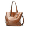 ESUFEIR Brand 2017 Fashion Women Handbag PU Women Bag Large Capacity Oil Wax Leather Shoulder Bag Casual Tote Bag Crossbody Bag