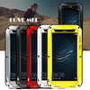 Love Mei case huawei p9 waterproof Shockproof metal cover cases huawei p9 Tempered Glass phone case