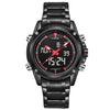 2017 Luxury Brand Men Military Sports Watches Men's Quartz LED Hour Analog Clock Male Full Steel Wrist Watch Relogio Masculino
